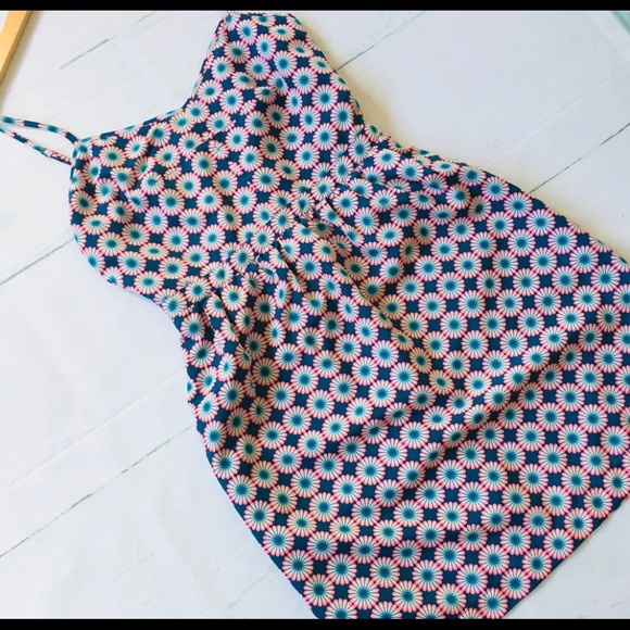 J. Crew Dresses & Skirts - J. Crew Blue White Blue White Pink Shift Sundress